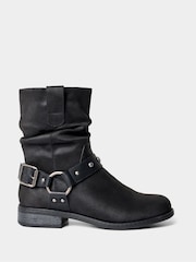 Joe Browns Black Walks On The Wild Side Ankle Boots - Image 1 of 6