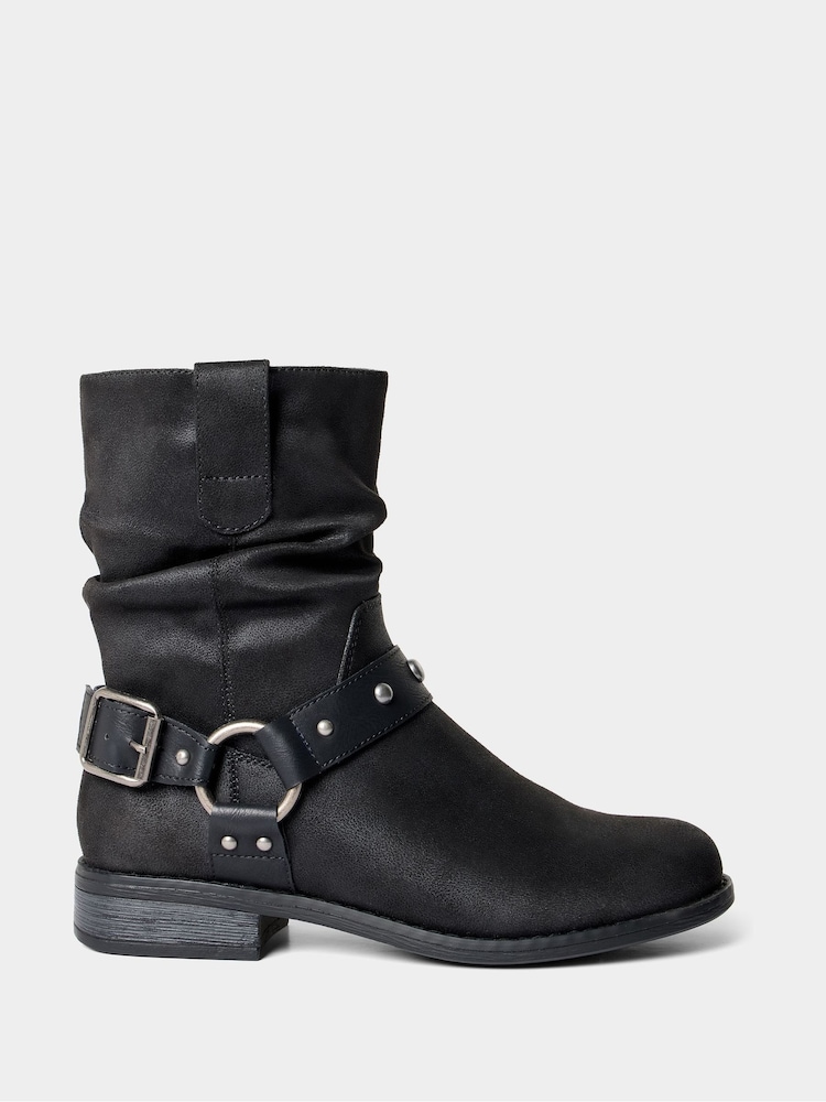 Joe Browns Black Walks On The Wild Side Ankle Boots - Image 1 of 6 Joe Browns Black Walks On The Wild Side Ankle Boots - Image 1 of 6