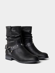 Joe Browns Black Walks On The Wild Side Ankle Boots - Image 4 of 6