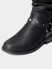 Joe Browns Black Walks On The Wild Side Ankle Boots - Image 5 of 6