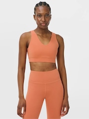 Sweaty Betty Orange Ultimate Studio Voop Bra - Image 4 of 7