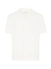 Casual Friday White Fillan Short Sleeve Knit Shirt - Image 5 of 5
