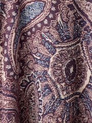 Joe Browns Red Ruby Reverie Paisley Faux Fur Wrap Cover-Up - Image 9 of 10
