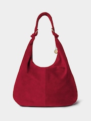 Joe Browns Red Hobo Suede Shoulder Bag - Image 1 of 3