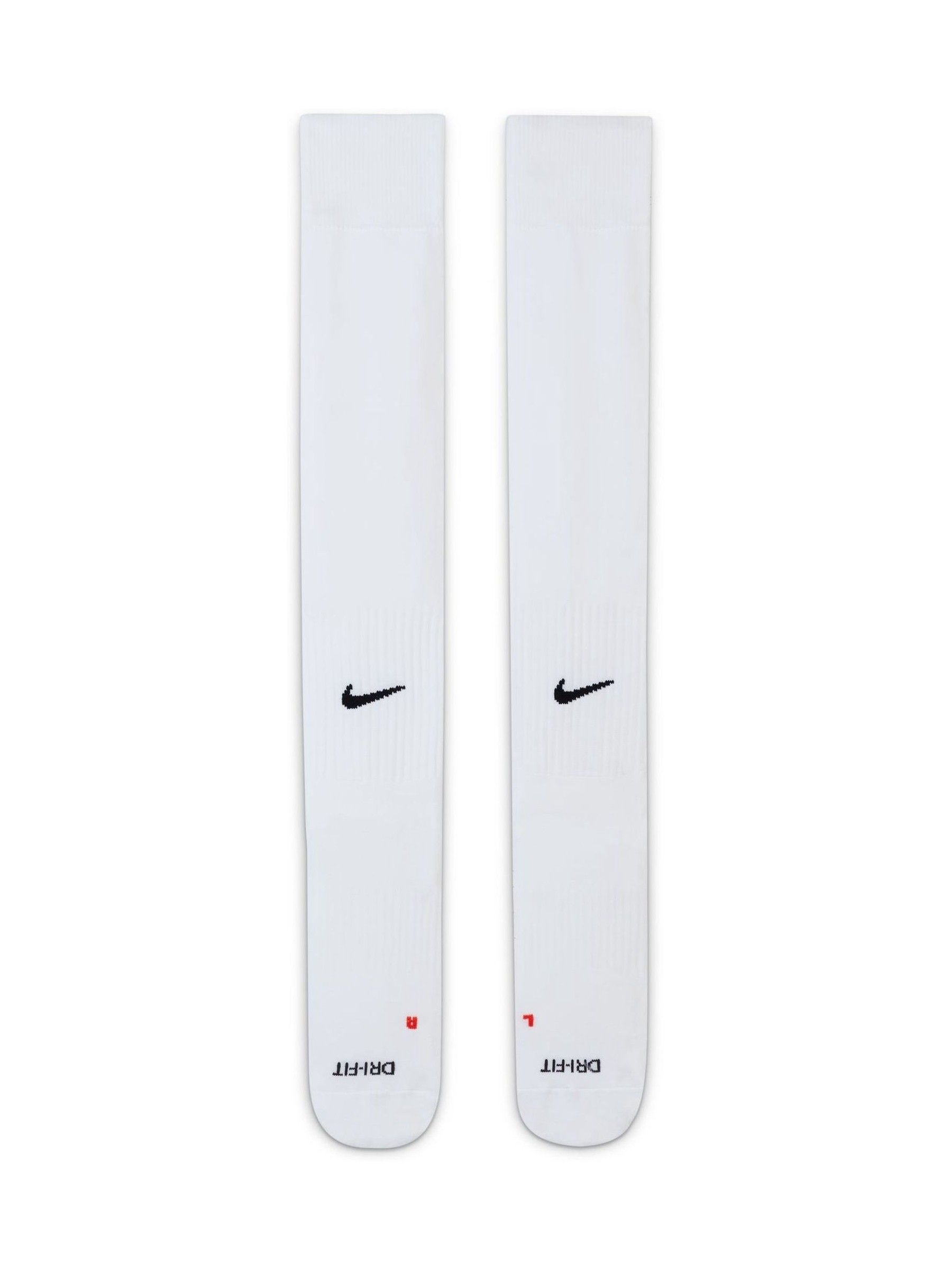 white nike knee high socks