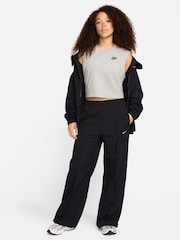 Nike Grey Club Cropped Sleeveless Top - Image 3 of 5