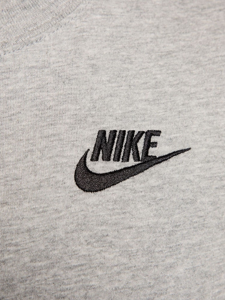 Nike Grey Club Cropped Sleeveless Top - Image 5 of 5 Nike Grey Club Cropped Sleeveless Top - Image 5 of 5