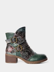 Joe Browns Green Renaissance Strappy Ankle Boots - Image 1 of 6