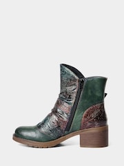 Joe Browns Green Renaissance Strappy Ankle Boots - Image 2 of 6