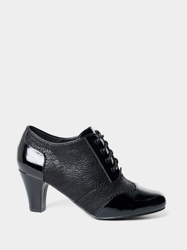 Joe Browns Black Secret Whispers Lace Up Shoes - Image 1 of 5 Joe Browns Black Secret Whispers Lace Up Shoes - Image 1 of 5