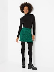Joe Browns Green Grace Printed Skirted Leggings - Image 2 of 5