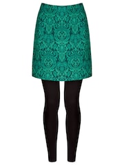 Joe Browns Green Grace Printed Skirted Leggings - Image 5 of 5
