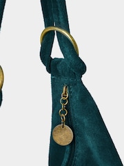 Joe Browns Blue Hobo Suede Shoulder Bag - Image 4 of 4