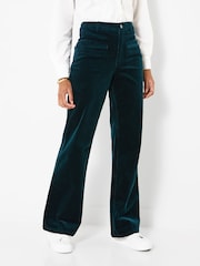 Joe Browns Green Indie Cord Wide Leg Trousers - Image 1 of 5