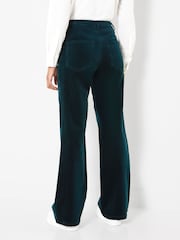 Joe Browns Green Indie Cord Wide Leg Trousers - Image 4 of 5