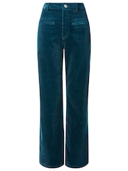 Joe Browns Green Indie Cord Wide Leg Trousers - Image 5 of 5