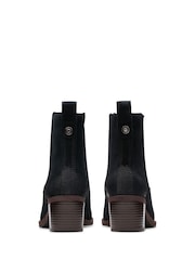 Clarks Black Suede Morzine Top Boots - Image 5 of 7
