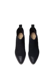 Clarks Black Suede Morzine Top Boots - Image 6 of 7
