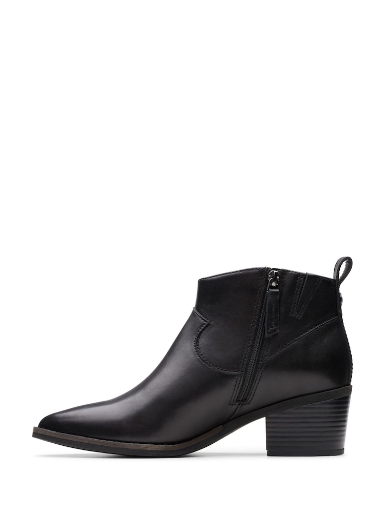 Clarks Black Morzine Sky Boots - Image 2 of 7
