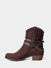 Joe Browns Brown Lakeside Embellished Boots - Image 2 of 4