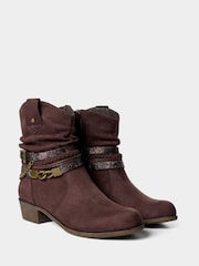Joe Browns Brown Lakeside Embellished Boots - Image 4 of 4