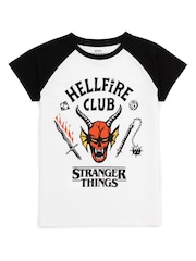 Conjunto de pijamas unissex para crianças Vanilla Underground Stranger Things, manga curta, perna longa, 100% algodão - Imagem 3 de 5