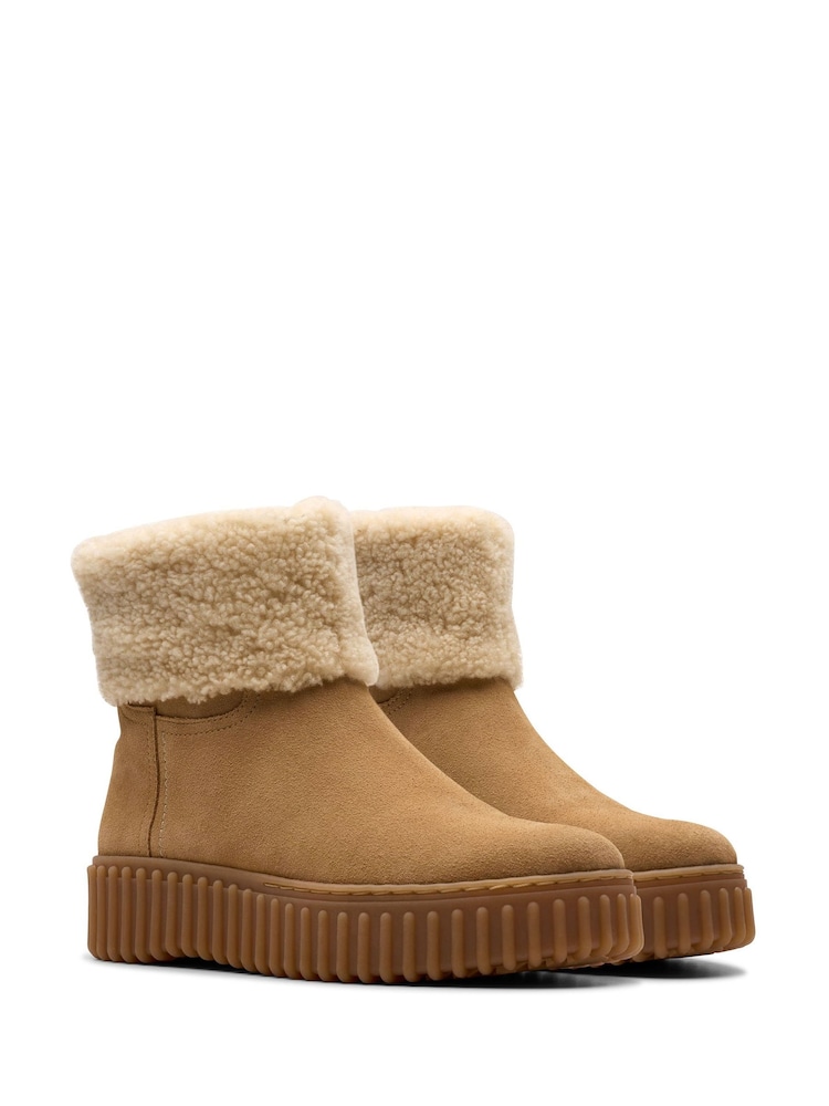 Braun - Clarks Torhill gefütterte Stiefel - Bild 7 von 7 Braun - Clarks Torhill gefütterte Stiefel - Bild 7 von 7