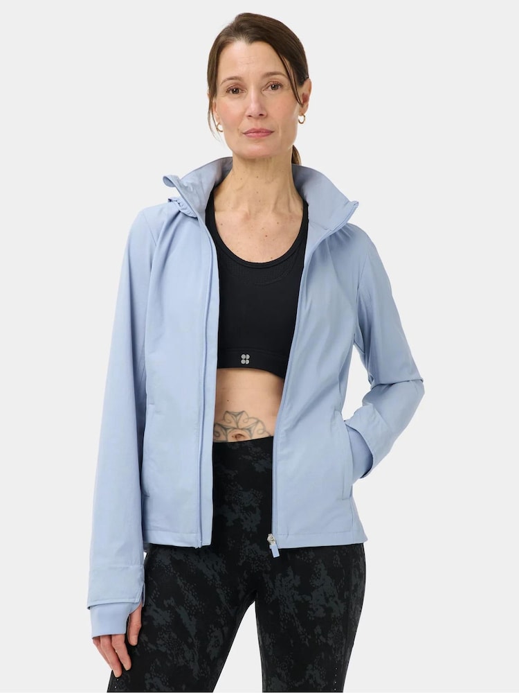 Sweaty Betty Blue Ultimate Train Water Resistant Jacket - Image 1 of 6