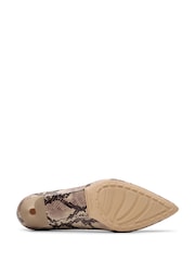 Clarks Grey Leather Adela Court Shoes - Image 7 of 7