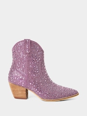 Ljubičasto - Joe Browns Shooting Star Western Ankle Boots - Slika 1 od 5
