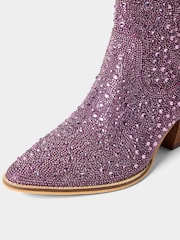 Ljubičasto - Joe Browns Shooting Star Western Ankle Boots - Slika 4 od 5
