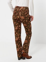 Joe Browns Brown Bella Printed Cord Trousers - Image 4 of 5