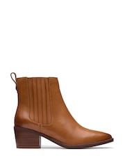 Clarks Brown Morzine Top Boots - Image 1 of 7