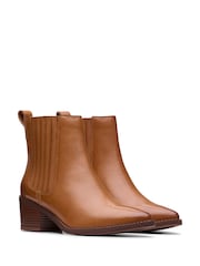 Clarks Brown Morzine Top Boots - Image 4 of 7