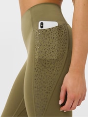 Sweaty Betty Brown Ultimate Studio Pilates Gripper Leggings - Image 3 of 6