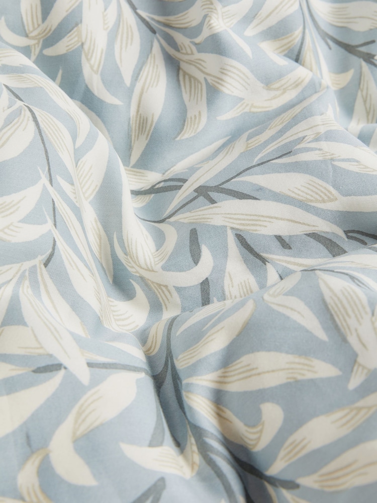 Clarke & Clarke Blue William Morris Willow Boughs 200 Thread Count Duvet Cover and Pillowcase Set - Image 8 of 8