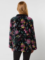 Joe Browns Black In The Bloom Velvet Kimono - Image 4 of 6