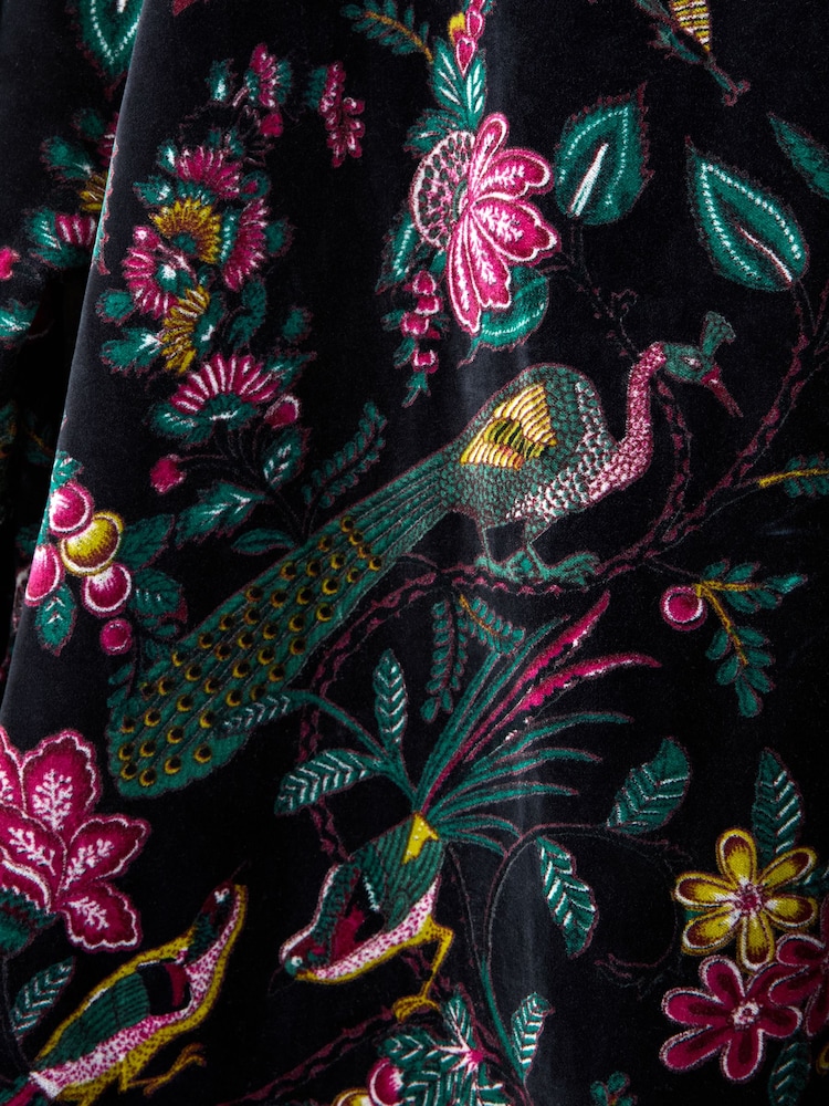 Joe Browns Black In The Bloom Velvet Kimono - Image 6 of 6 Joe Browns Black In The Bloom Velvet Kimono - Image 6 of 6