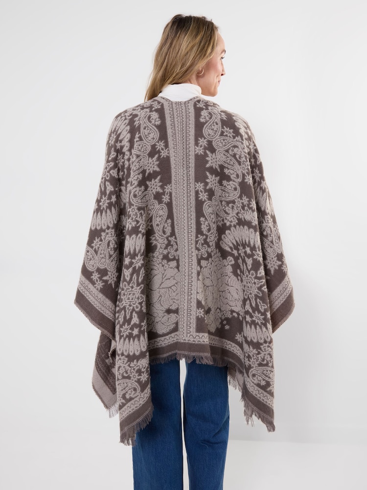 Joe Browns Grey Aurelia Paisley Wrap Cover-Up - Image 2 of 6 Joe Browns Grey Aurelia Paisley Wrap Cover-Up - Image 2 of 6