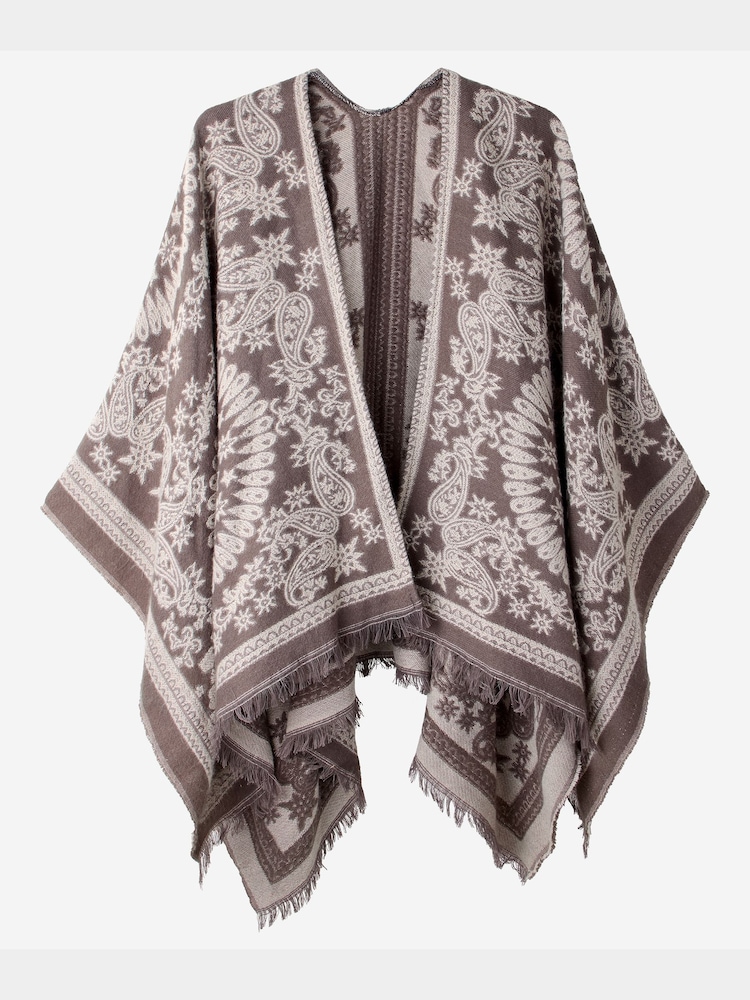 Joe Browns Grey Aurelia Paisley Wrap Cover-Up - Image 6 of 6 Joe Browns Grey Aurelia Paisley Wrap Cover-Up - Image 6 of 6