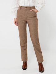 Pantalons de cigarette à carreaux Joe Browns Lola - Image 1 de 6