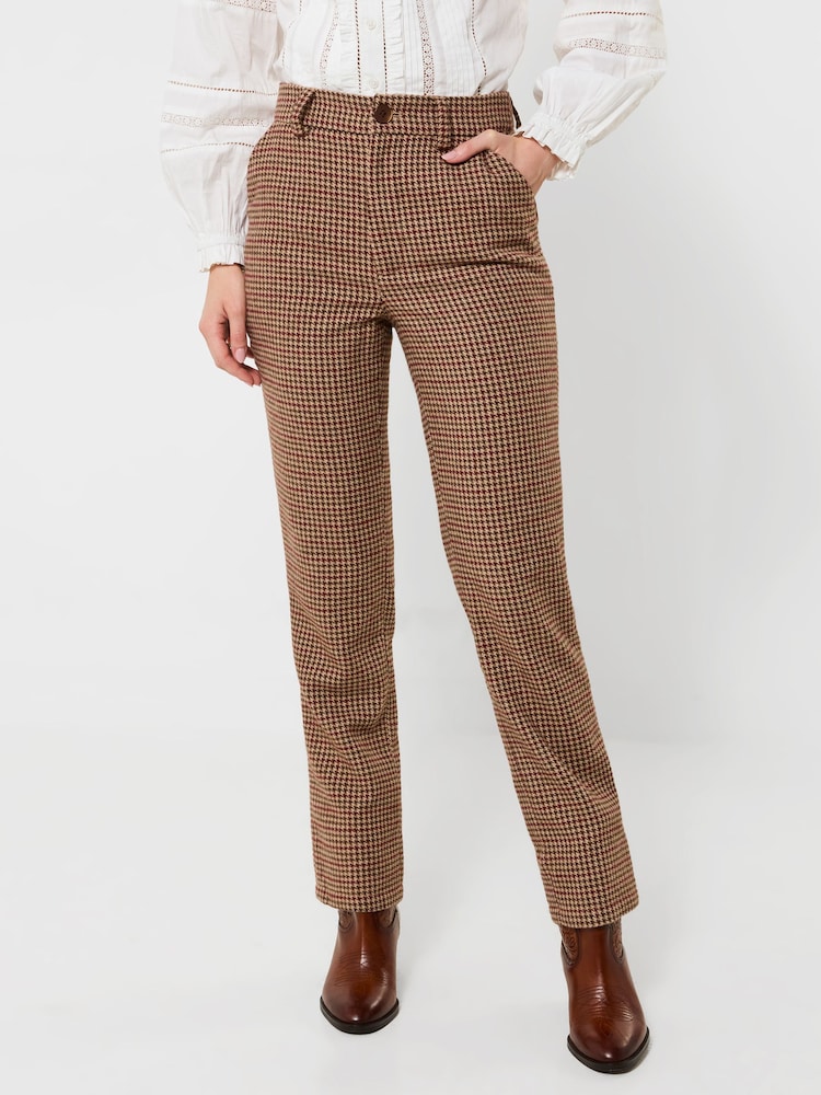Pantalons de cigarette à carreaux Joe Browns Lola - Image 1 de 6
