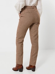 Pantalons de cigarette à carreaux Joe Browns Lola - Image 4 de 6