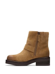 Clarks Walnut Rebelle Buckle Boots - Image 2 of 7