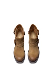 Clarks Walnut Rebelle Buckle Boots - Image 6 of 7