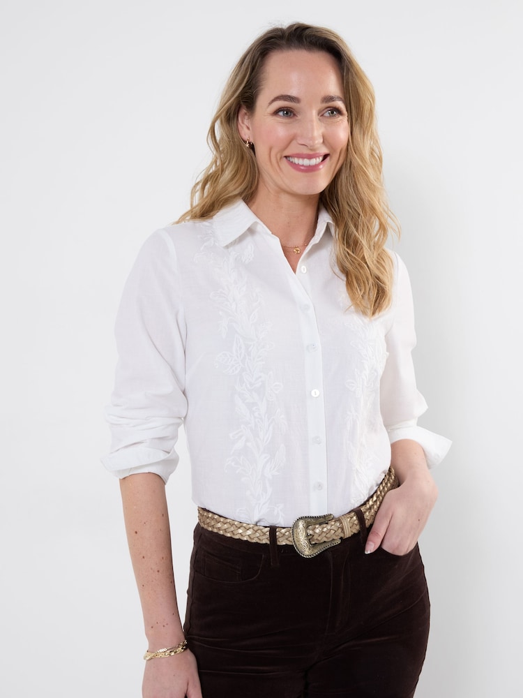 Joe Browns Isabella Embroidered Collared Shirt - 5суретінің 1 суреті
