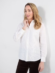 Joe Browns Isabella Embroidered Collared Shirt - 5суретінің 3 суреті