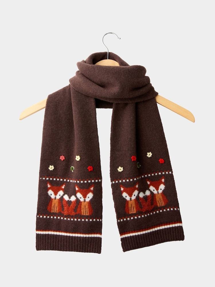Joe Browns «Түлкі сияқты жайлы» тоқылған шарфы - 2суретінің 1 суреті