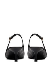 črna - Clarks Usnjeni čevlji Adela Sling - Slika 2 iz 7