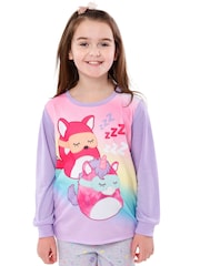 Character Purple Squishmallows Long Leg Pyjamas - Image 8 of 8